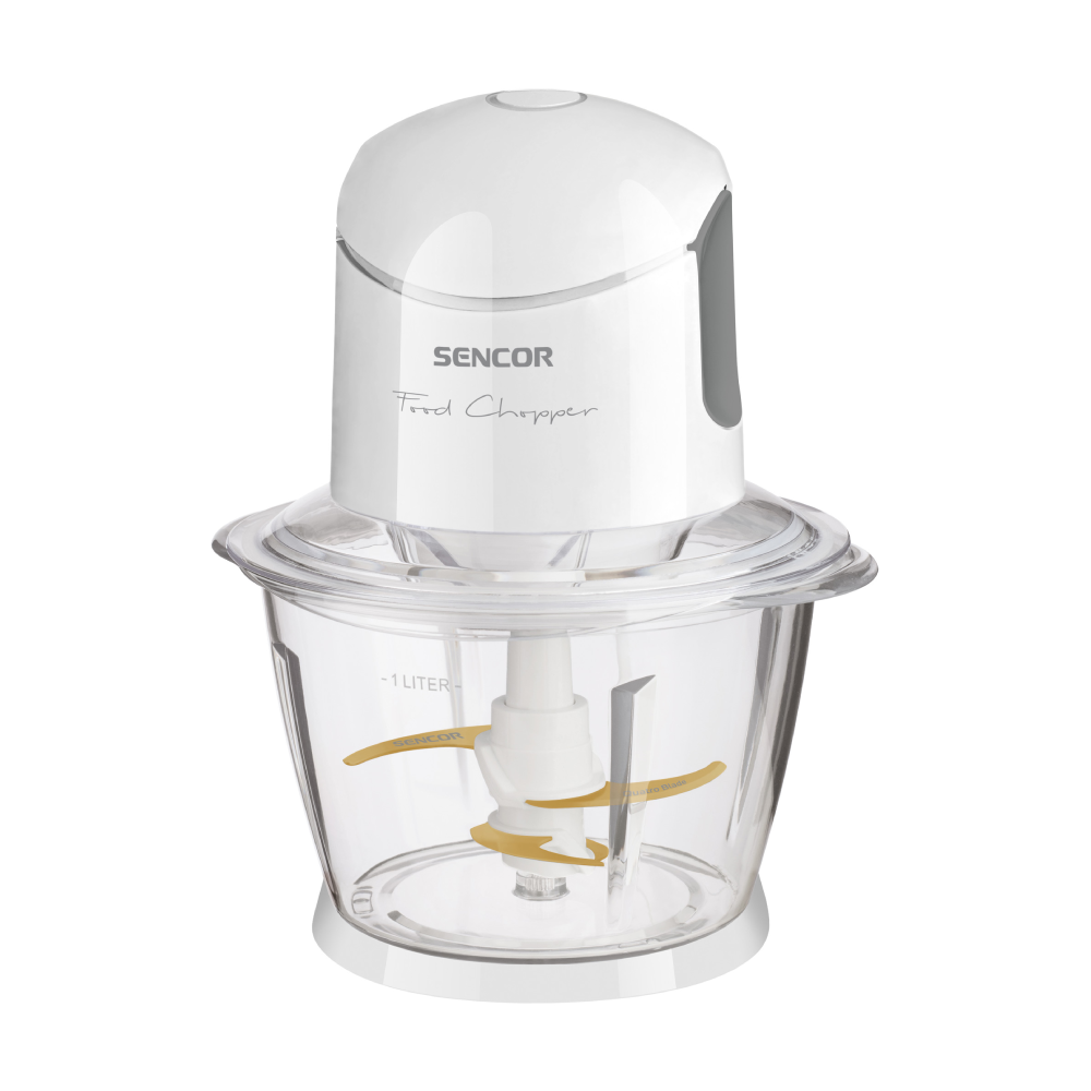 Sencor Food Chopper with Glass Bowl & 4 Blades - 800W | SCB5100WH-MEG2