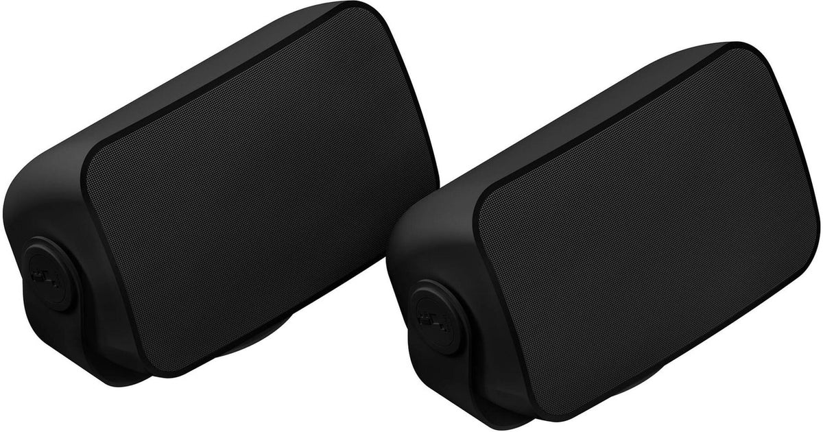Sonos Outdoor Speakers by Sonance - Pair (Black)