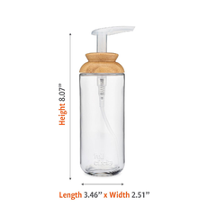 Full Circle Soap Opera Recycled Glass Gel Soap & Lotion Dispenser | FC21142W