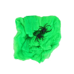 Halloween Decoration Artificial Spider Web - Green | AL639-9
