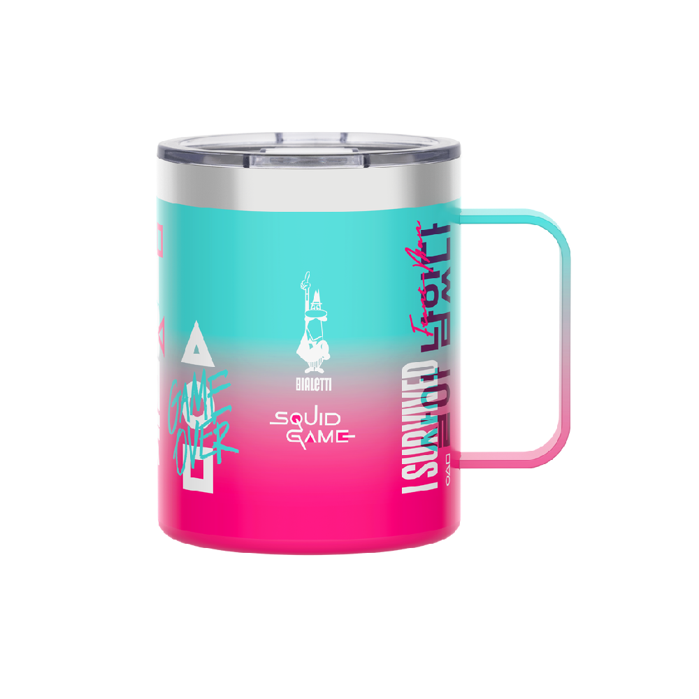 Bialetti Squid Game Travel Mug with Handle - 360ml | SQUID003