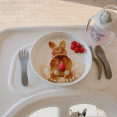 Twistshake Learn Cutlery 6+m Pastel , Grey | 78204
