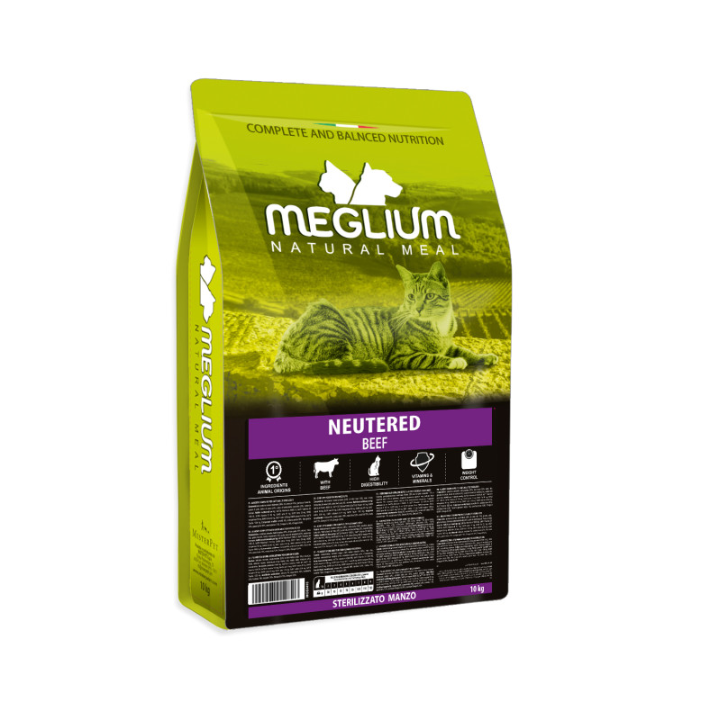Meglium Cat Adult Sterilized Beef Dry Cat Food 1.5kg