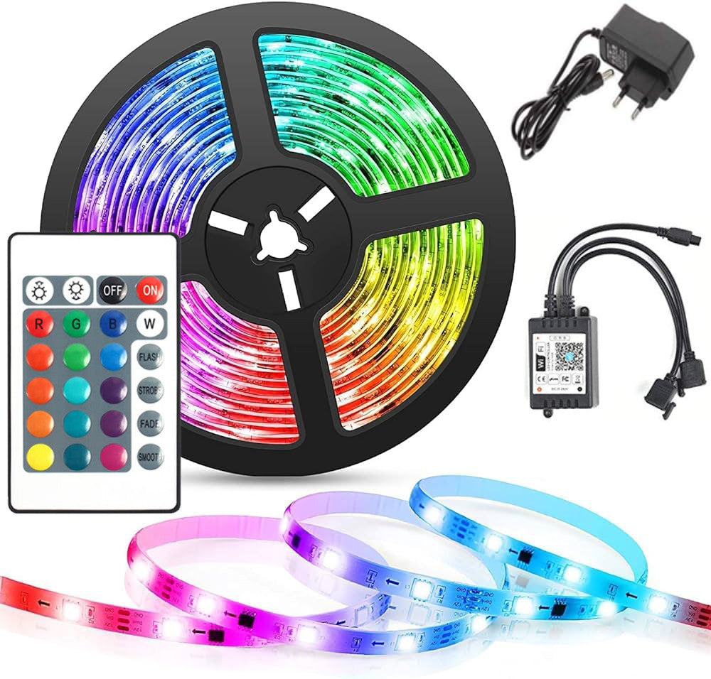 Marvelights LED Strip Lights - Remote Controlled RGB Light Strip Kit - 10 Meter | 10M RGB