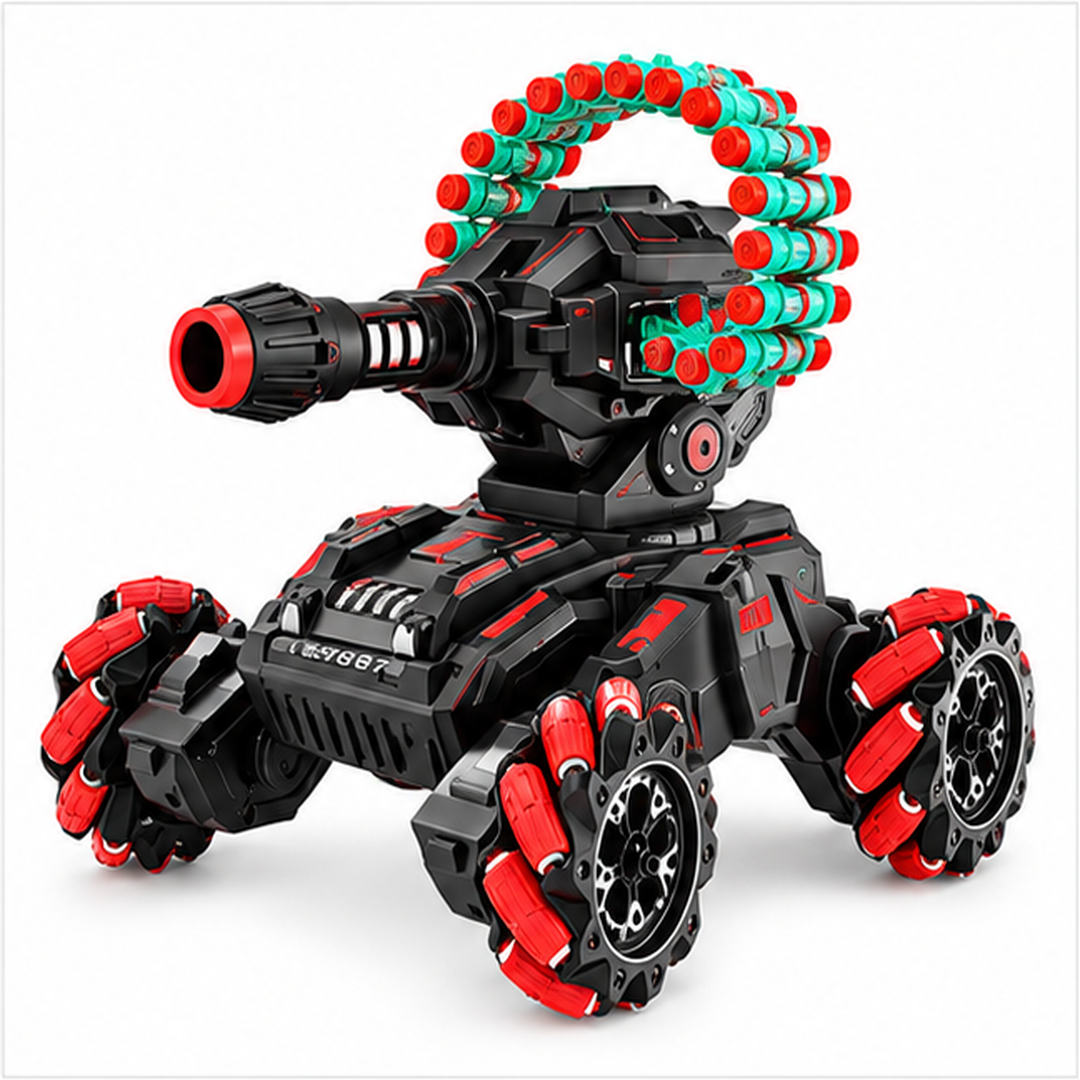 Spray Soft Bullet RC Battle Vehicle - Red | SY067