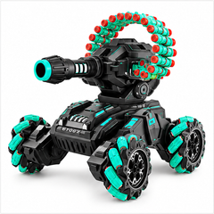 Spray Soft Bullet RC Battle Vehicle - Teal | SY067
