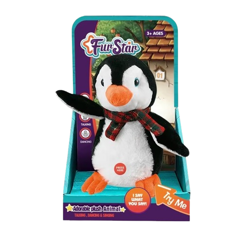FunStar Talking Dancing & Singing Plush Penguin | T832
