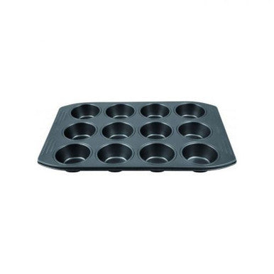 Tefal Muffins Tray *12 Easy Grip  Gold 26.5 x 39.5 cm | J1625745