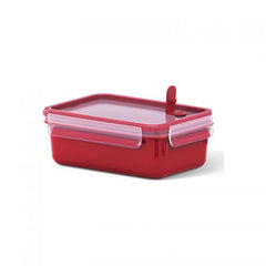 Tefal Master seal Micro Box 1.2 Litre Food Container with Inserts, Red, Plastic | K3102412