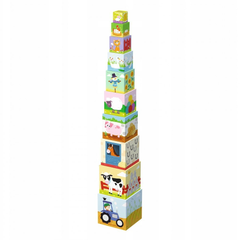 Trefl Kids Farm Puzzle Cubes - 10 Pieces | 61795