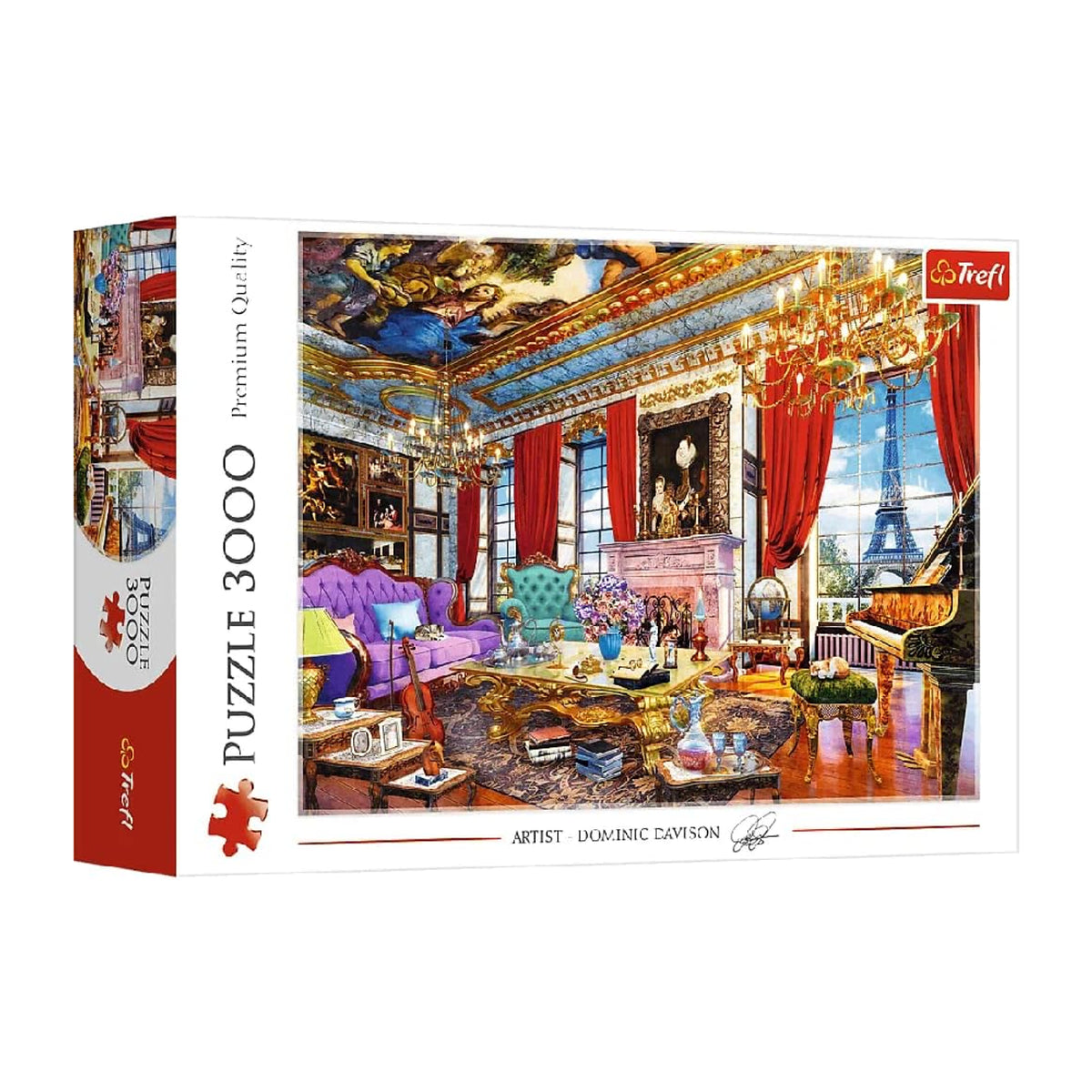 Trefl Puzzle: Opulent Palace Room in Paris - 3000 Pieces | 33078