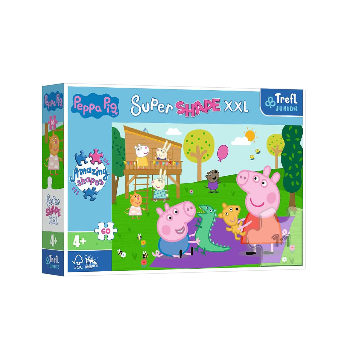 Trefl Junior Super Shape XXL Peppa Pig Puzzle - 60 Pieces | 50011