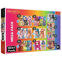 أحجية Trefl Rainbow High 10 في 1 - 12 إلى 48 قطعة | 96000