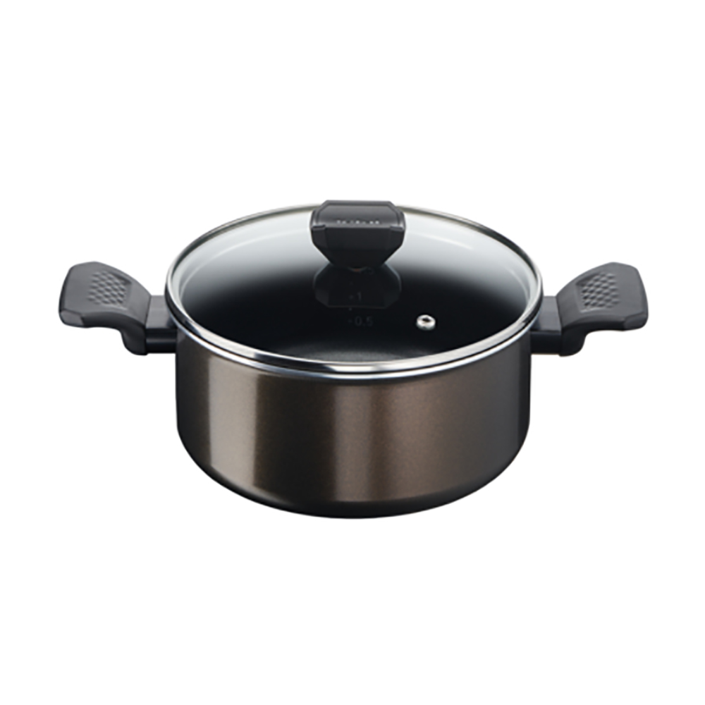 Tefal G6 Easy Cook and Clean Stewpot 20cm with Glass Lid | B5544402