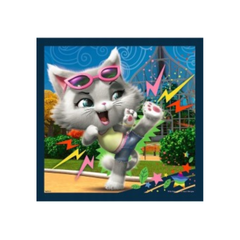 Trefl 3-in-1 Cats Figures Puzzle - 20 to 50 Pcs | 34865