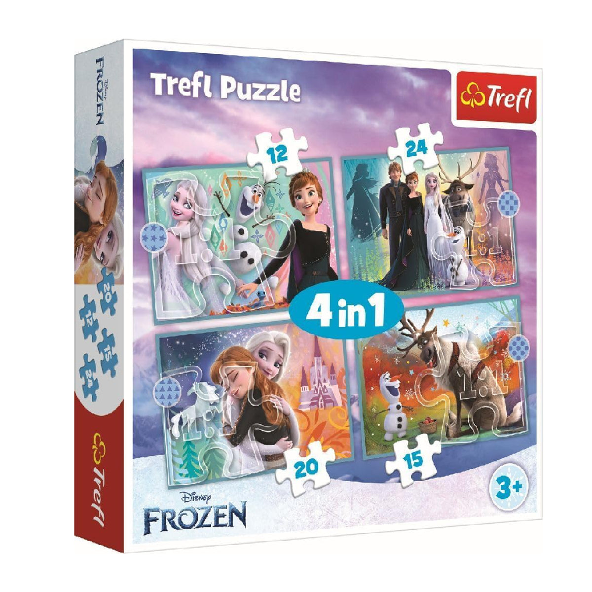 Trefl 4-in-1 Disney Frozen 2 Puzzle - 20-24 Pcs | 34381