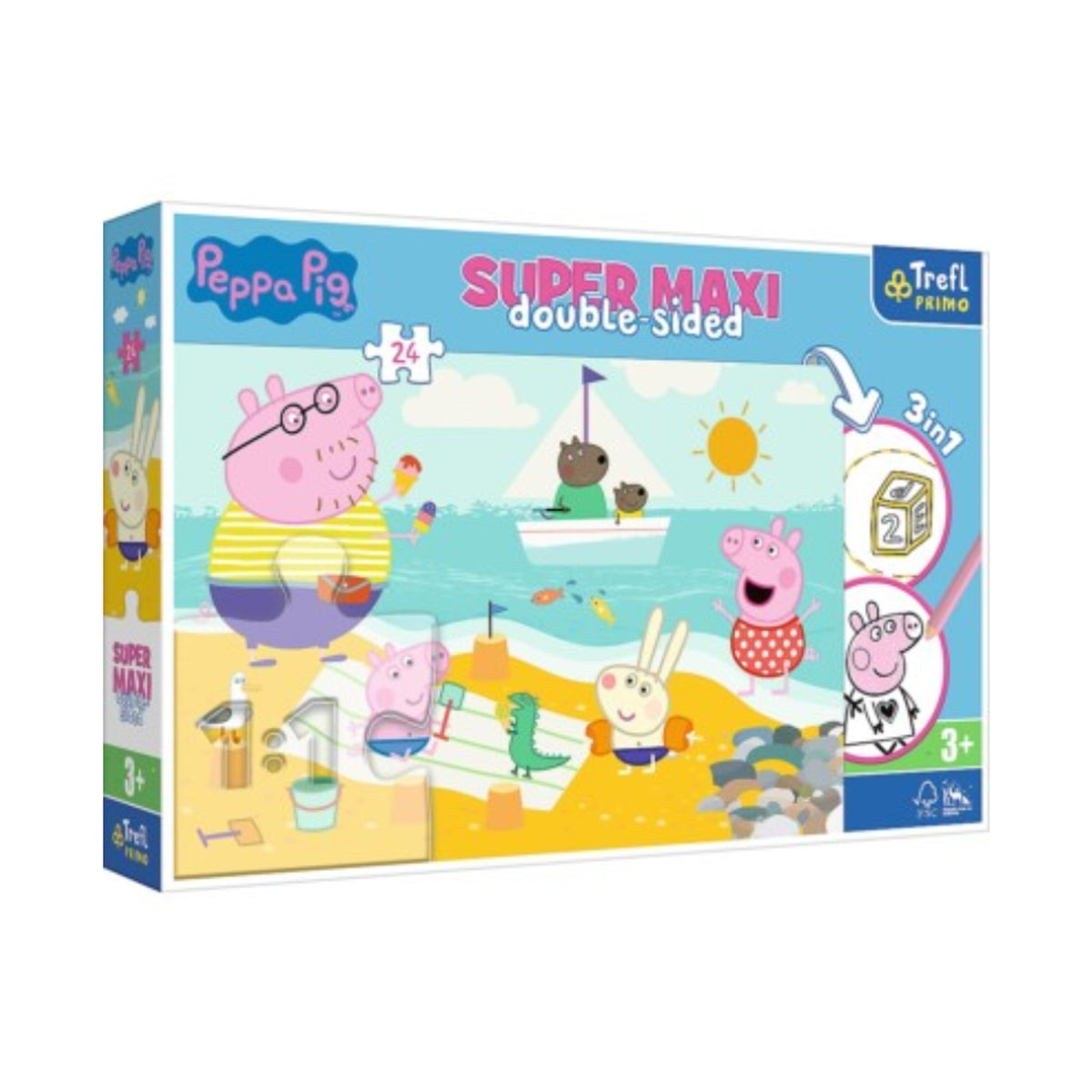 Trefl Happy Peppa Pig Puzzle - 24 Pieces | 41010