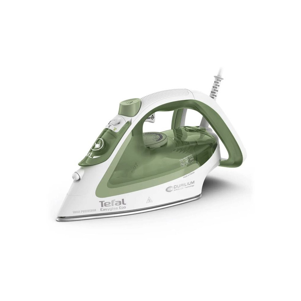 Tefal Easygliss Plus Steam Iron – 2800W, 50g, 260g, Anti-drip | FV5781E1