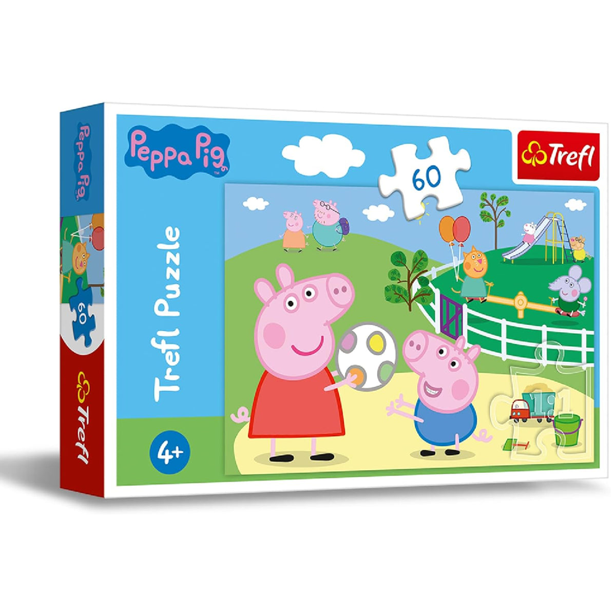 Trefl Playground Fun - Peppa Pig Puzzles - 60 Pcs | 17356