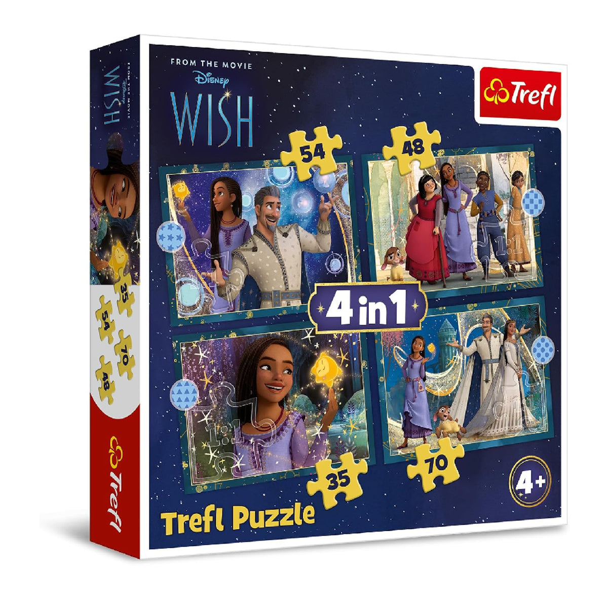 Trefl 4-in-1 Dreams Come True Puzzle - 35-70 Pcs | 34649