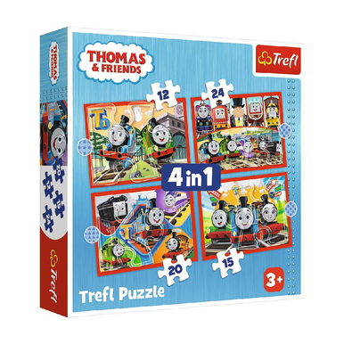 Trefl أحجية 4 في 1 توماس والأصدقاء | 34619