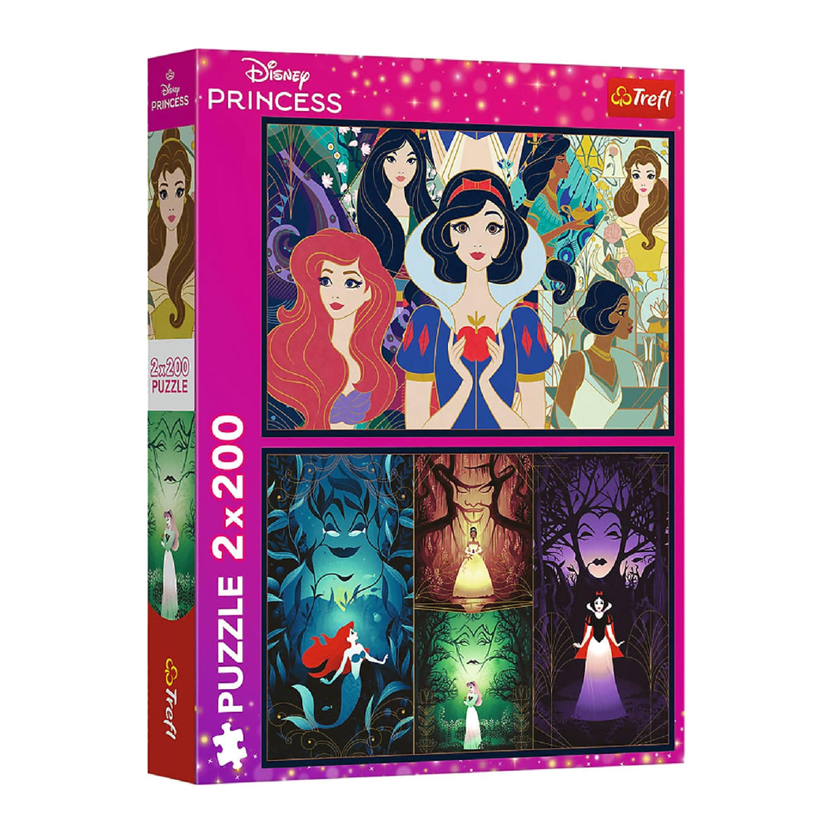 Trefl 2-in-1 Disney Princess: Magical Princesses 2 Puzzle - 200 Pcs | 13317