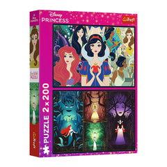 Trefl 2-in-1 Disney Princess: Magical Princesses 2 Puzzle - 200 Pcs | 13317