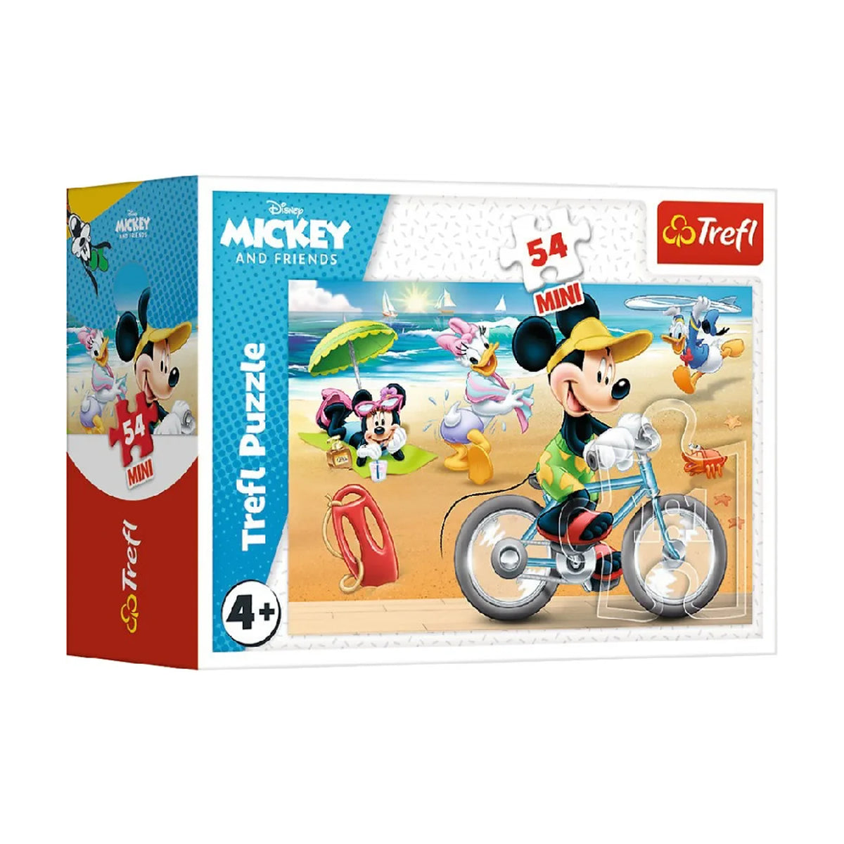 Trefl Mickey on the Beach Puzzle - 54 Mini Pcs | 54190