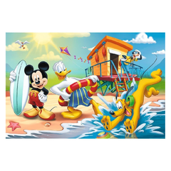 Trefl Mickey Mouse and Friends on Beach Puzzles - 60 Pcs | 17359