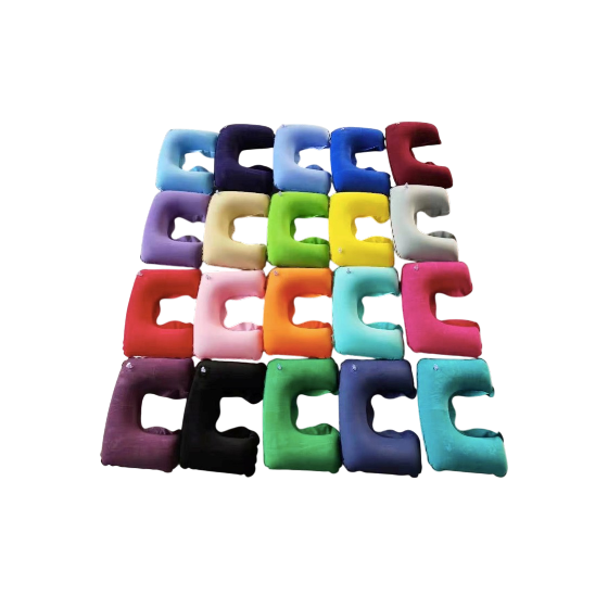 Inflatable C-Shaped Neck Pillow - Multi-Color Travel Pillow for Comfort (1 Piece) | 584-11