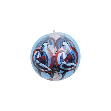 Inflatable Captain America Beach Ball - Superhero Pool Toy for Kids | 583-46