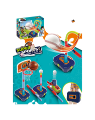 مجموعة الألعاب الرياضية المتكاملة للأطفال - كرة السلة والبيسبول | 7007-1A