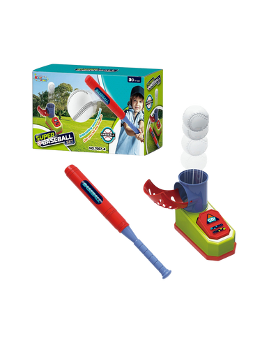 Kids Super Baseball Set with Bat & Ball Launcher | 7007-4A