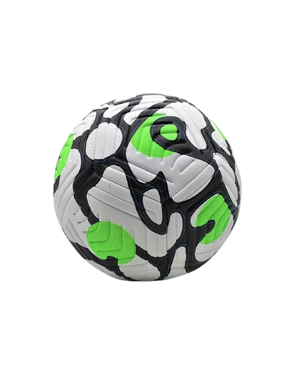 Kids Soccer Football Ball - White, Black & Green | L110