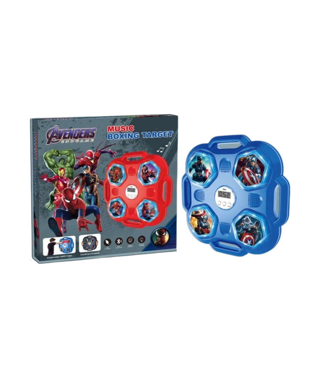 Marvel Avengers Endgame Music Boxing Target Set with Gloves - Blue | 6505-2B