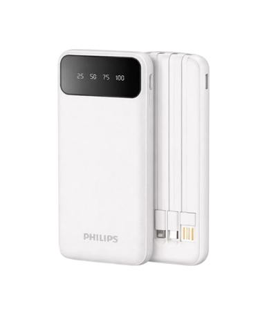 Philips Power Bank 10,000mAh - White | DLP7710NW/70