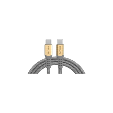 Philips USB-C to USB-C Cable 60W 1m - Grey | DLC5001CG/70