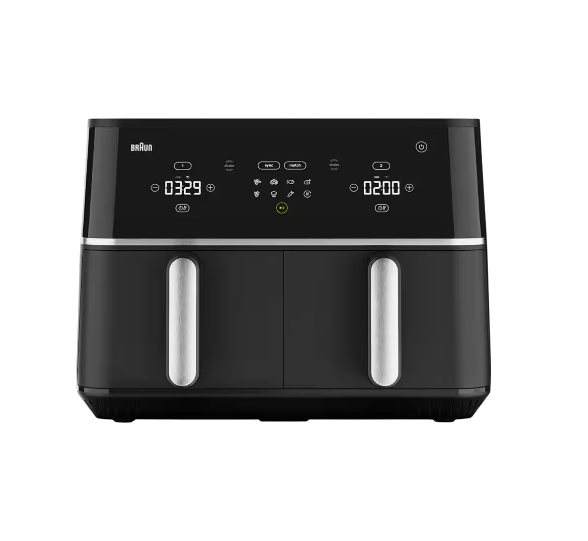 Braun TwinCook 5 Dual Basket Air Fryer - Black | TD30IBK
