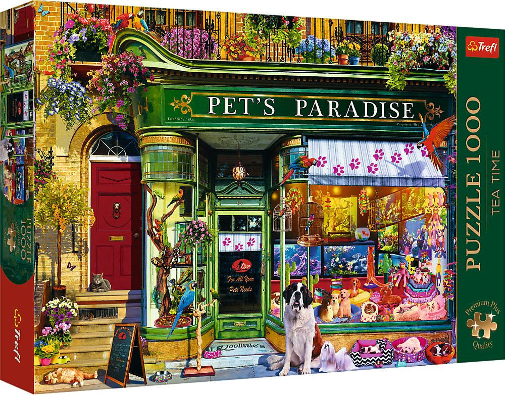 Trefl Premium Plus Quality - Tea Time: Animal Paradise 1000-Piece Jigsaw Puzzle | 10841
