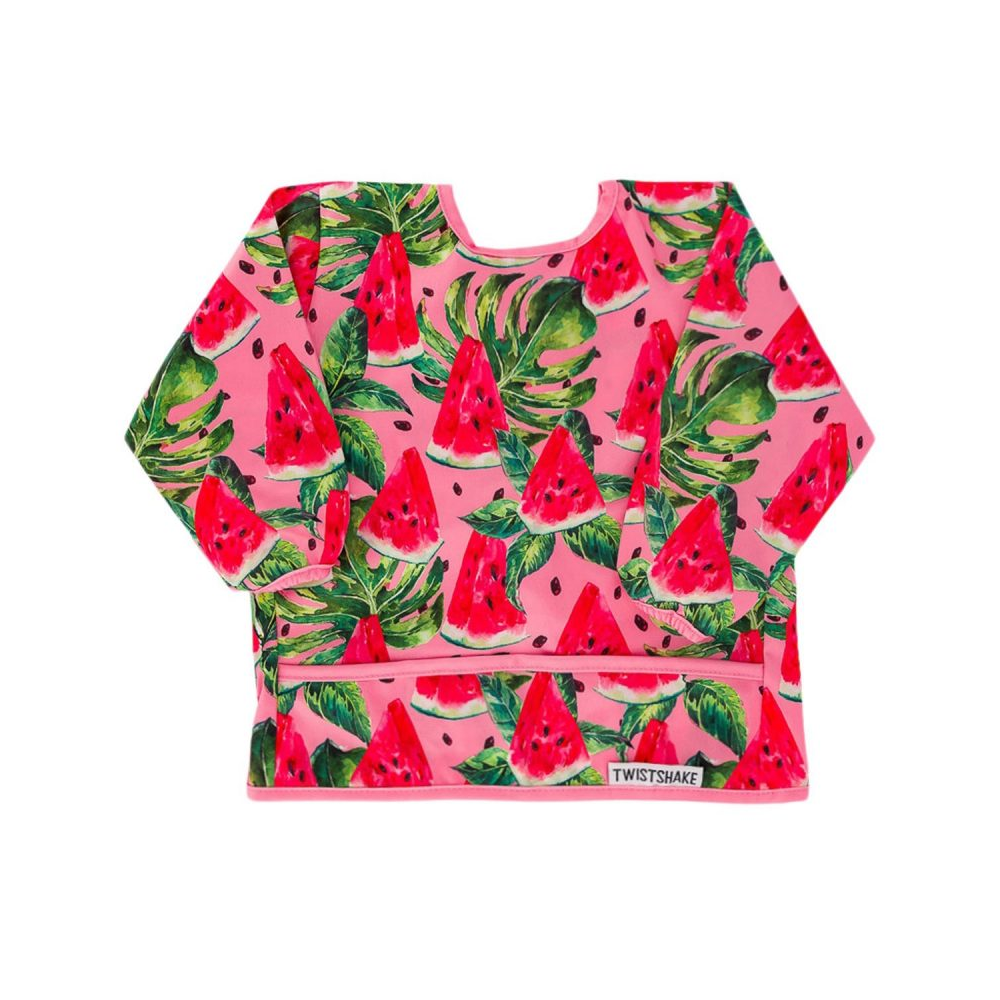 Twistshake Long Sleeve Bib - Watermelon | 78512