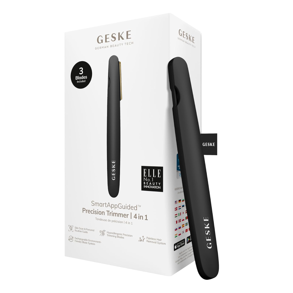 GESKE Precision Trimmer 4-in-1 GESGK000083GY01 — Grey | Painless Face & Body Hair Removal Tool