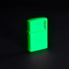 Zippo Glow In The Dark Logo Windproof Lighter | 49193ZL