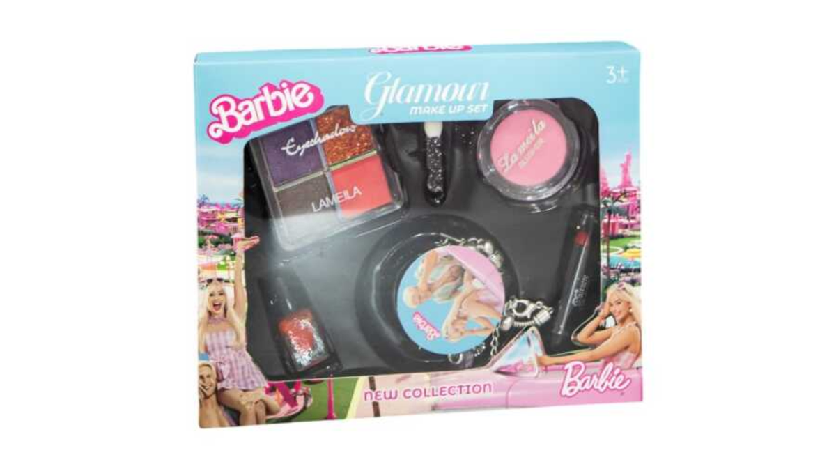 Barbie Glamour Makeup Play Set 7-Piece | FT2055-B