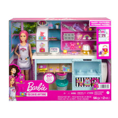 Barbie Bakery Playset with Pink-Haired Doll & 20+ Accessories | HGB73