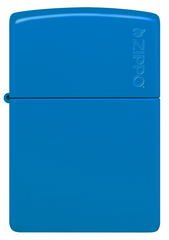 Zippo Sky Blue Logo Windproof Lighter | 48628ZL