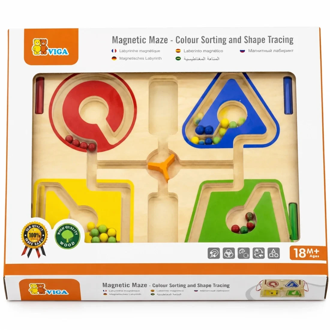 Viga Magnetic Maze Shapes | 44746