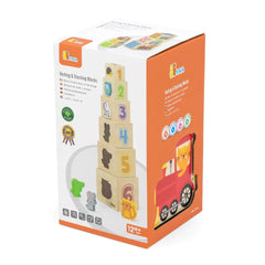 Viga Train Nesting and Stacking Blocks | 44572