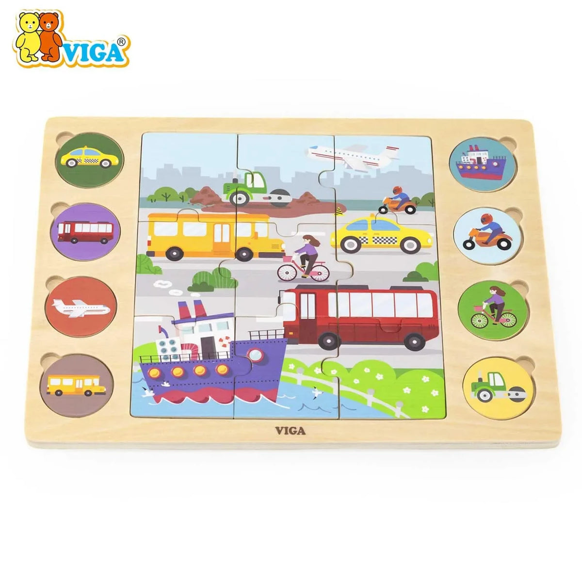 Viga Find & Match Vehicles Puzzle | 44742