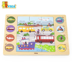 Viga Find & Match Vehicles Puzzle | 44742