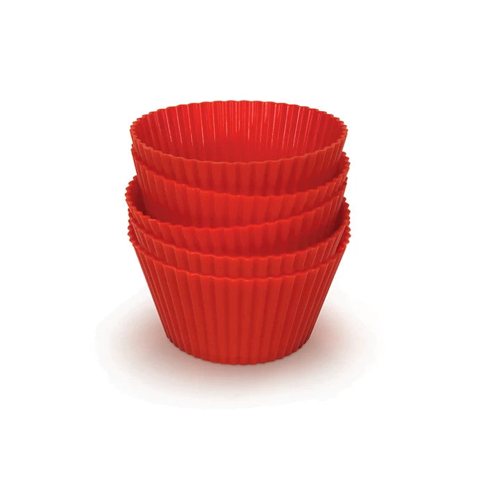 Philips Cupcake Molds, Silicon-Red | HD9909